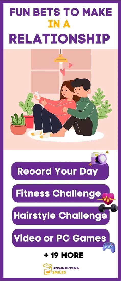 23 Fun and Creative Bets for Couples to Strengthen Their .